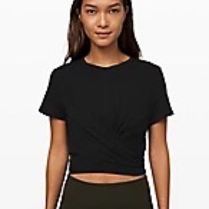 Lulu lemon time to restore short sleeve shirt